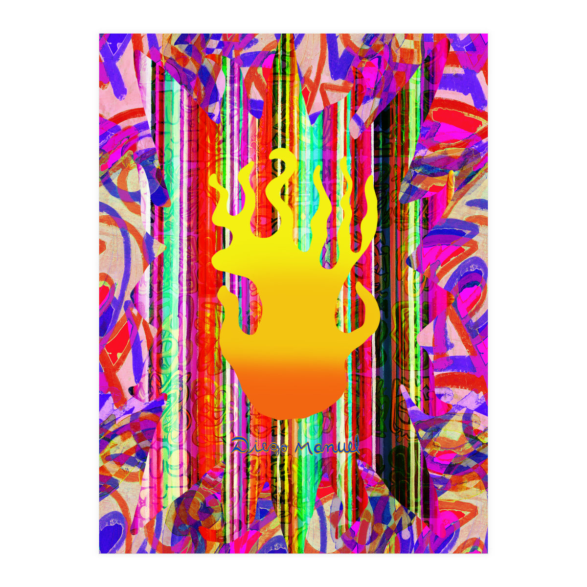 Fuego Y Graffiti 33 (Print Only)