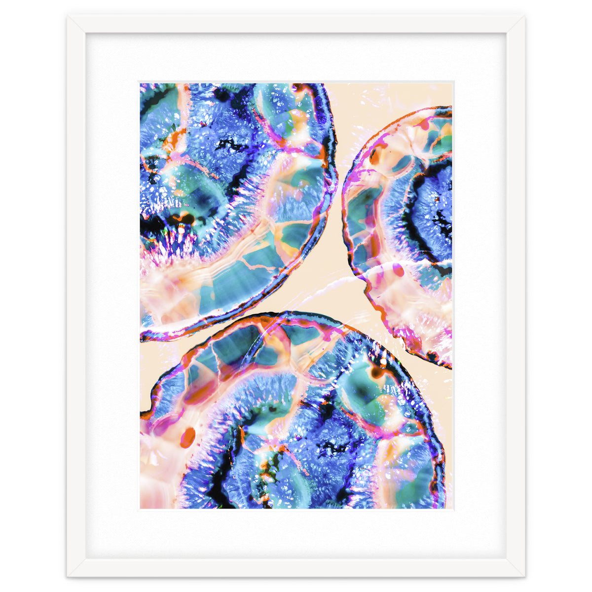 Abstract Agate Painting