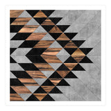 Urban Tribal Pattern No.10 - Concrete and Wood (Print Only) thumbnail