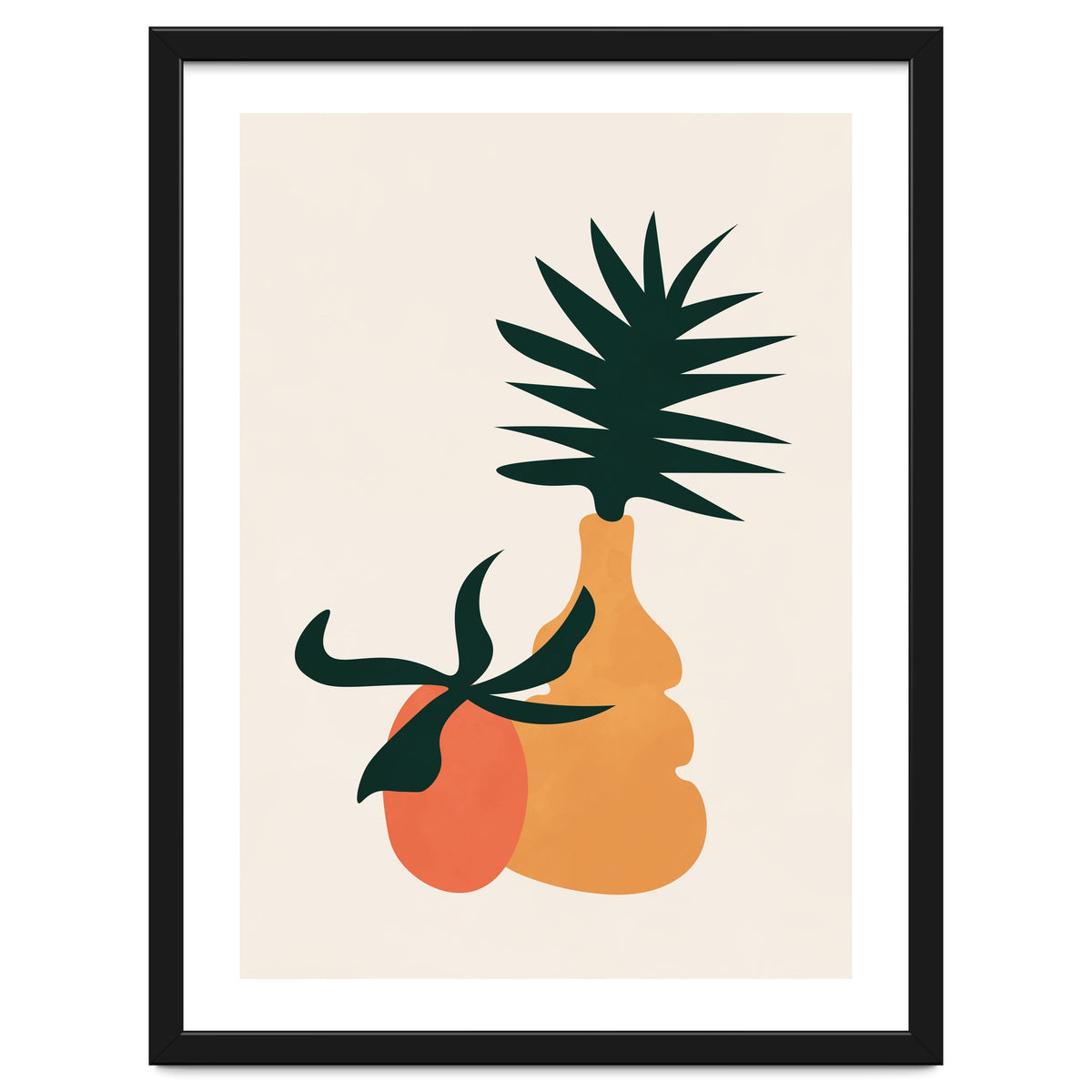 Boho Tropical Potted Plant