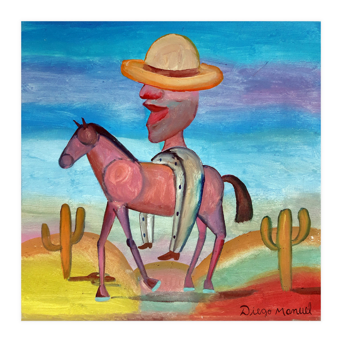 Johnny Herradura A Caballo (Print Only)