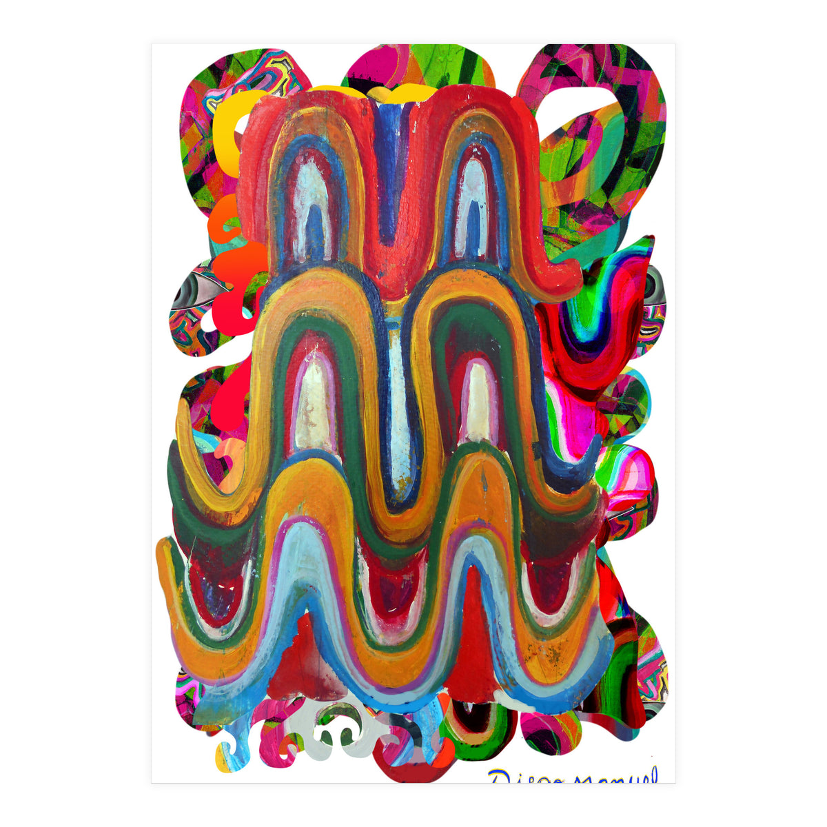 Pop Abstract Asimetrico 12 Copia (Print Only)