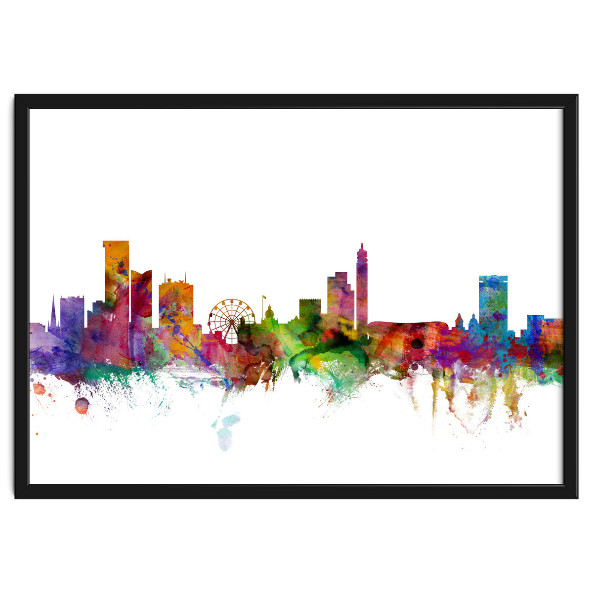 Birmingham England Skyline