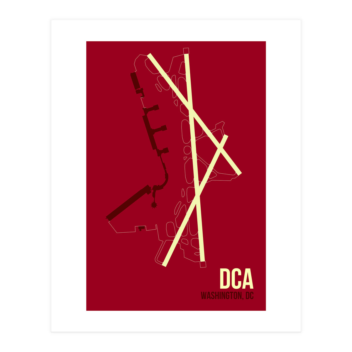 Washington Dca Layout (Print Only)