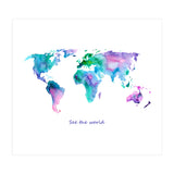 See the world || watercolor (Print Only) thumbnail
