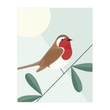 Mid Century Geometric Robin (Print Only) thumbnail
