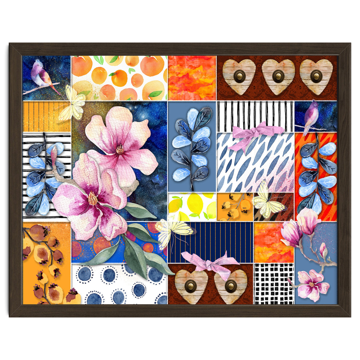 Romantic Floral Collage