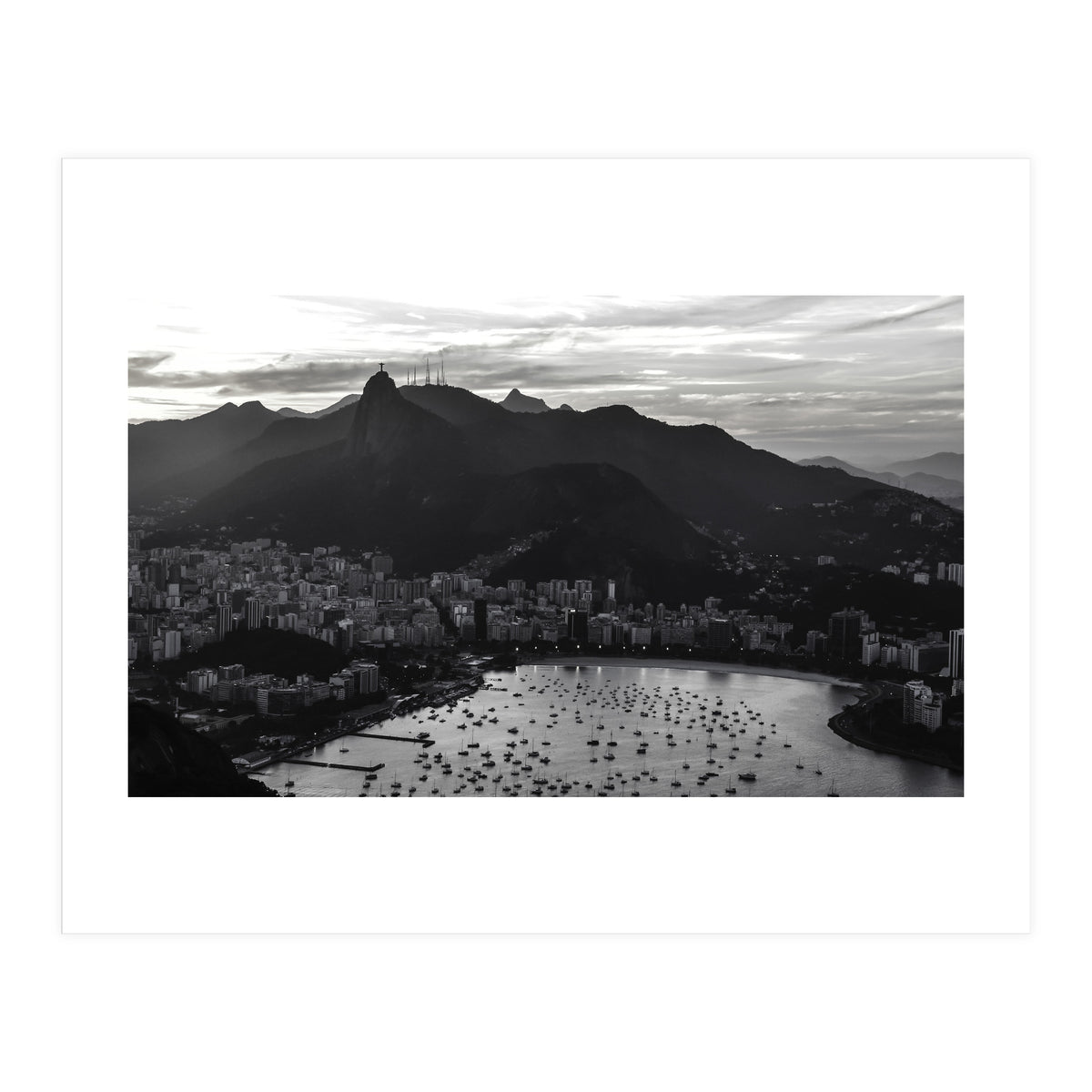 Carioca Silhouettes 2 landscape (Print Only)