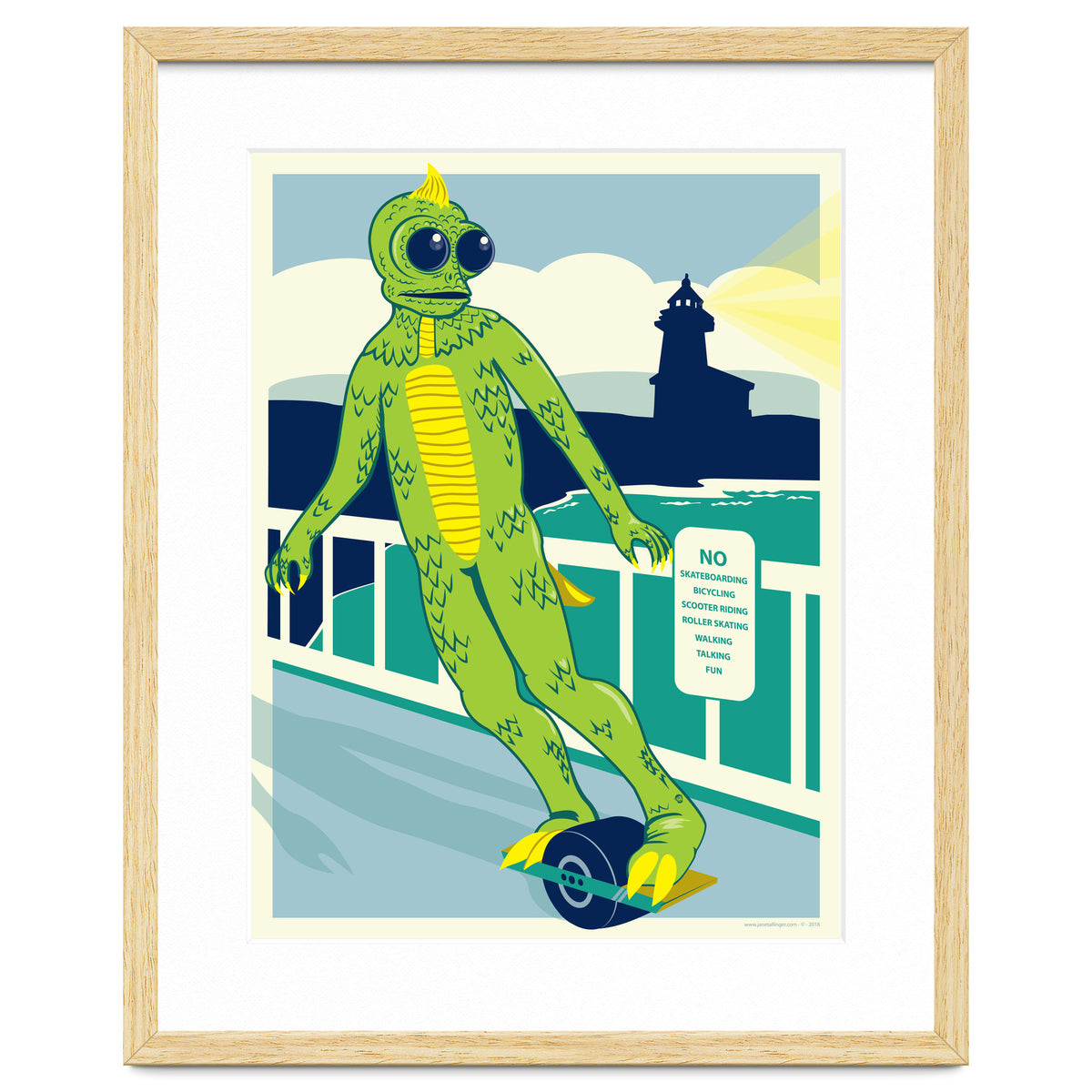 Sleezstak riding One Wheel