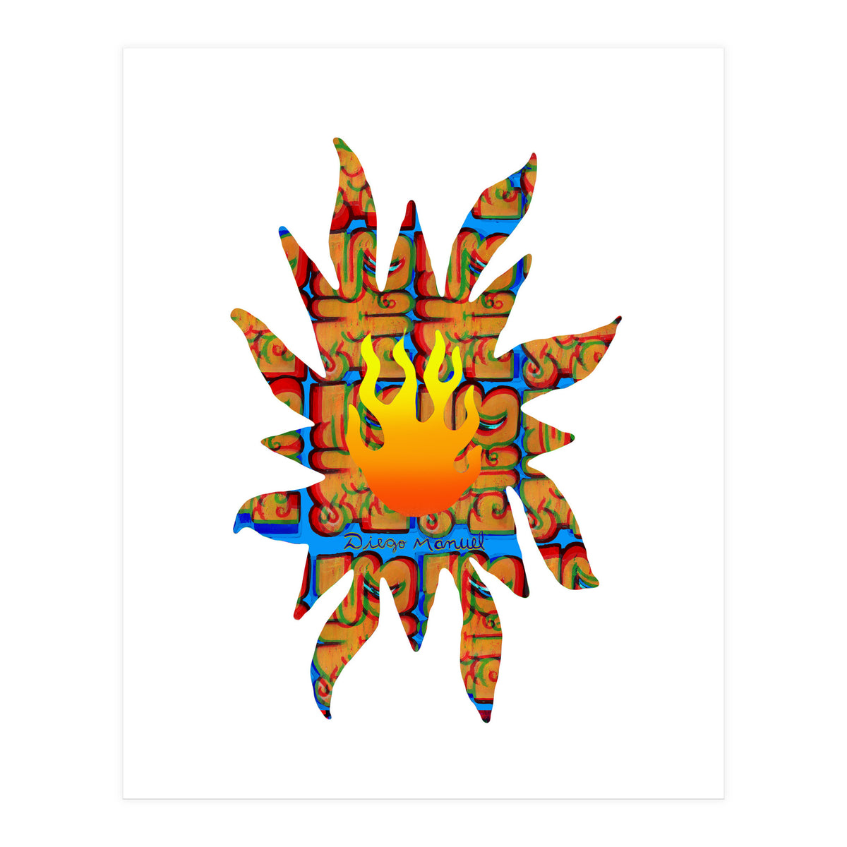Fuego 21 Copia (Print Only)