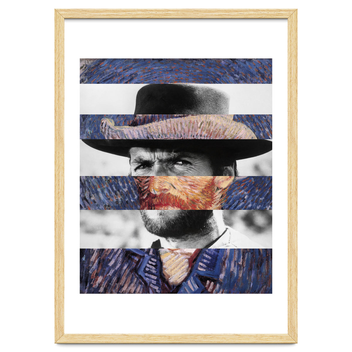 Van Gogh's Self Portrait & Clint Eastwood