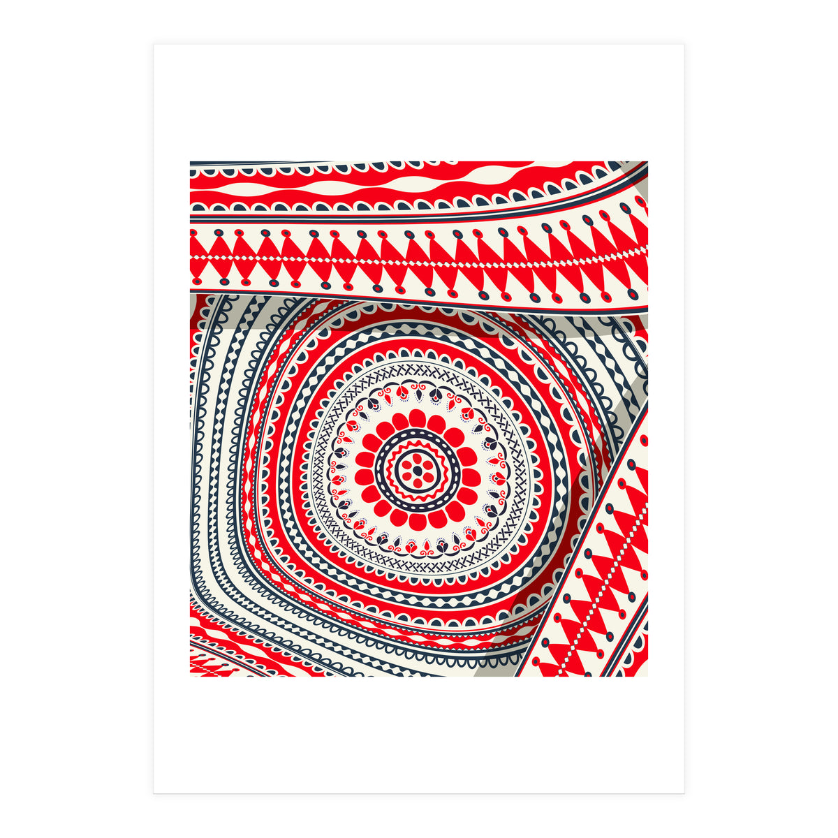 Romanian embroidery background 14 (Print Only)