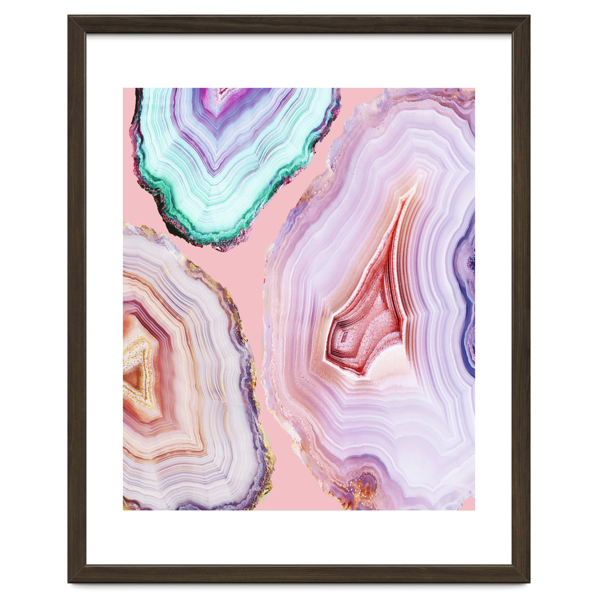 Mineral Agates #Glam collection