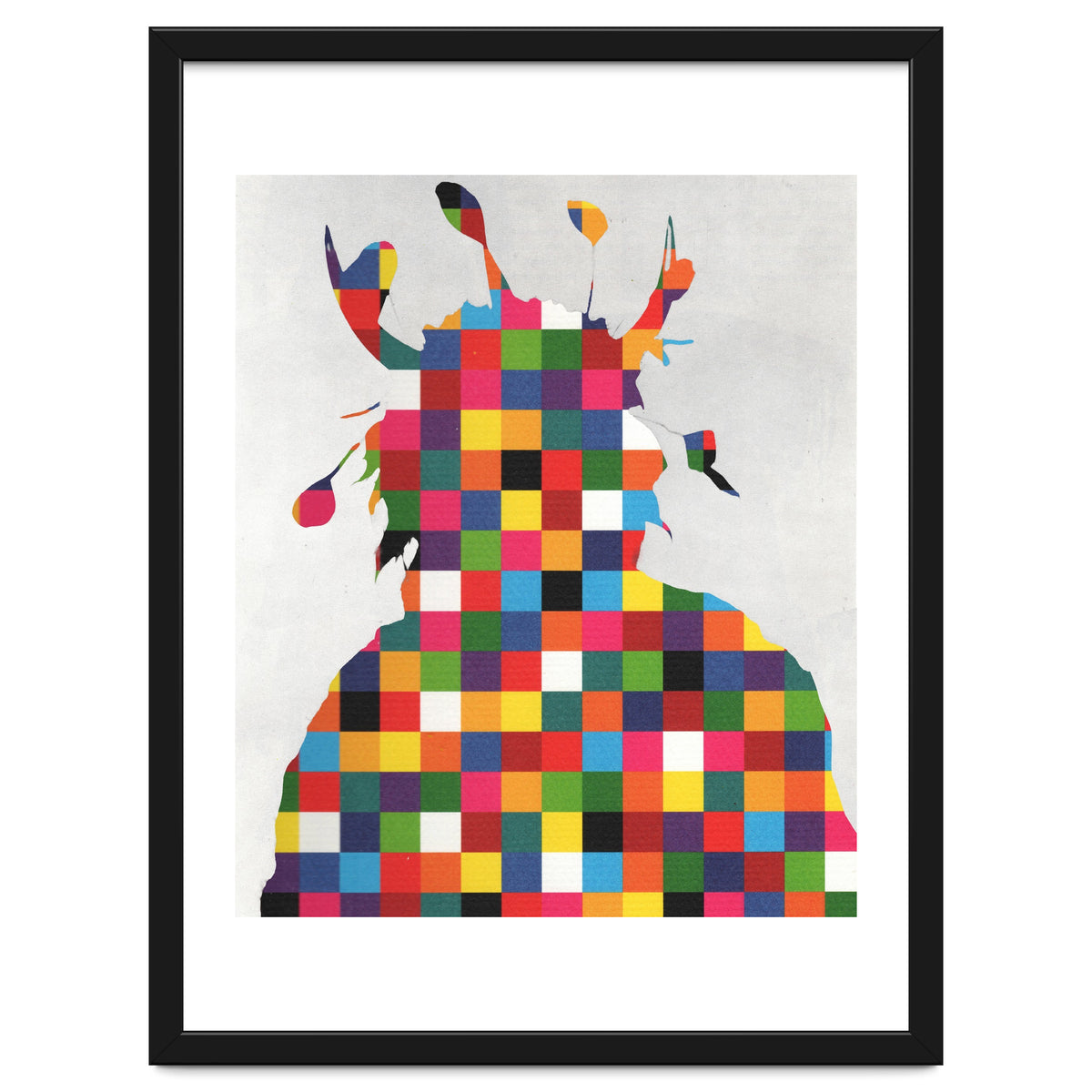 Indian Portrait Disaster · Kicking Bear Colorful Square