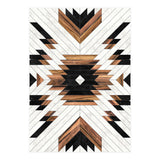 Urban Tribal Pattern No.5 - Aztec - Concrete and Wood (Print Only) thumbnail