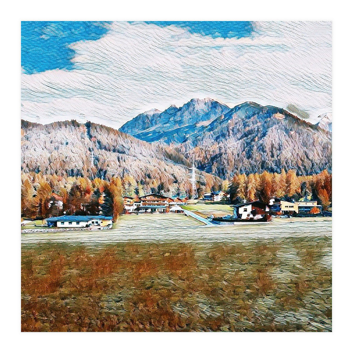 Trentino Alto Adige, Italy. (Print Only)