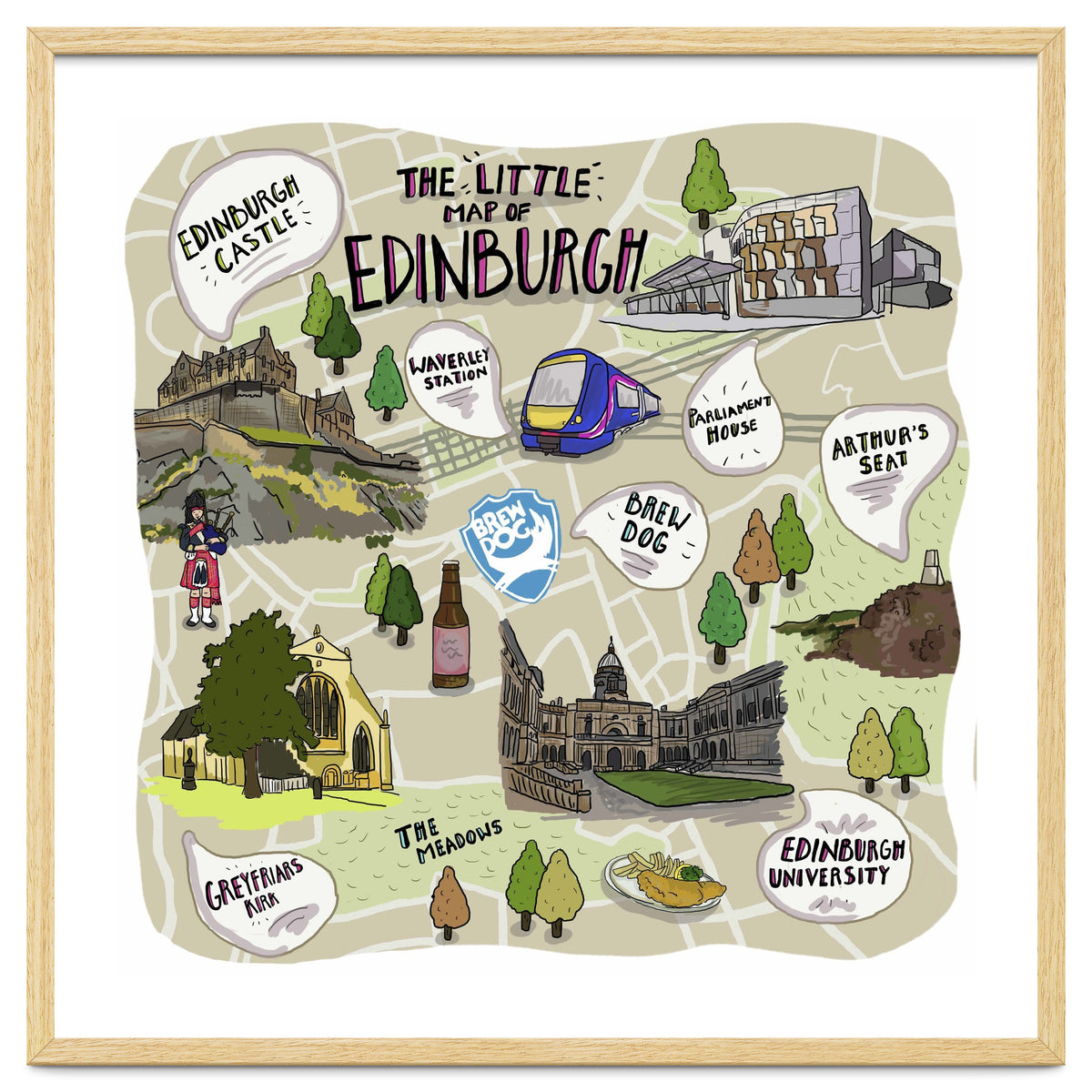 The Little Map of Edinburgh