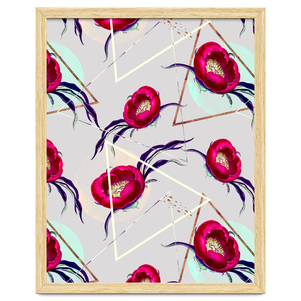 Flowery blooming with geometric II