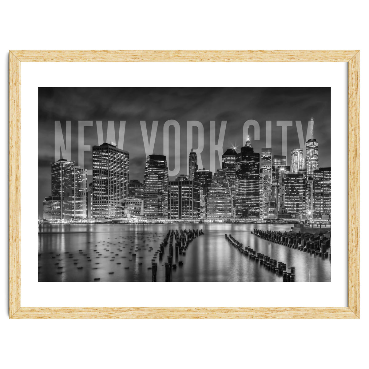 NEW YORK CITY Skyline | Monochrome