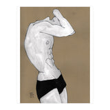 Untitled #41 - Man in black shorts (Print Only) thumbnail