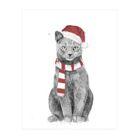 Xmas Cat (Print Only)