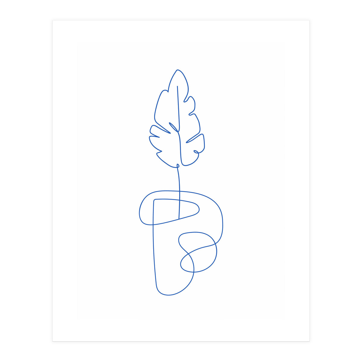 One Line Art Botanical (Print Only)