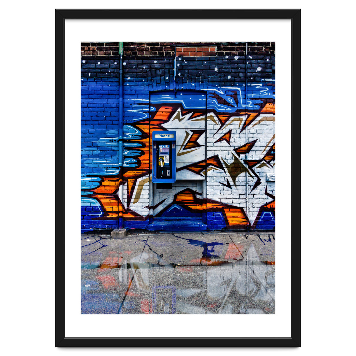 Phone Booth No 12 Color Version Reflection