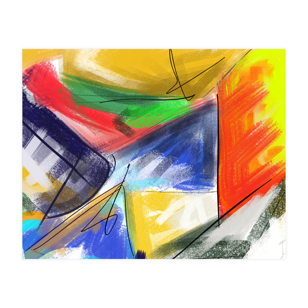Colored Brushes (Print Only)