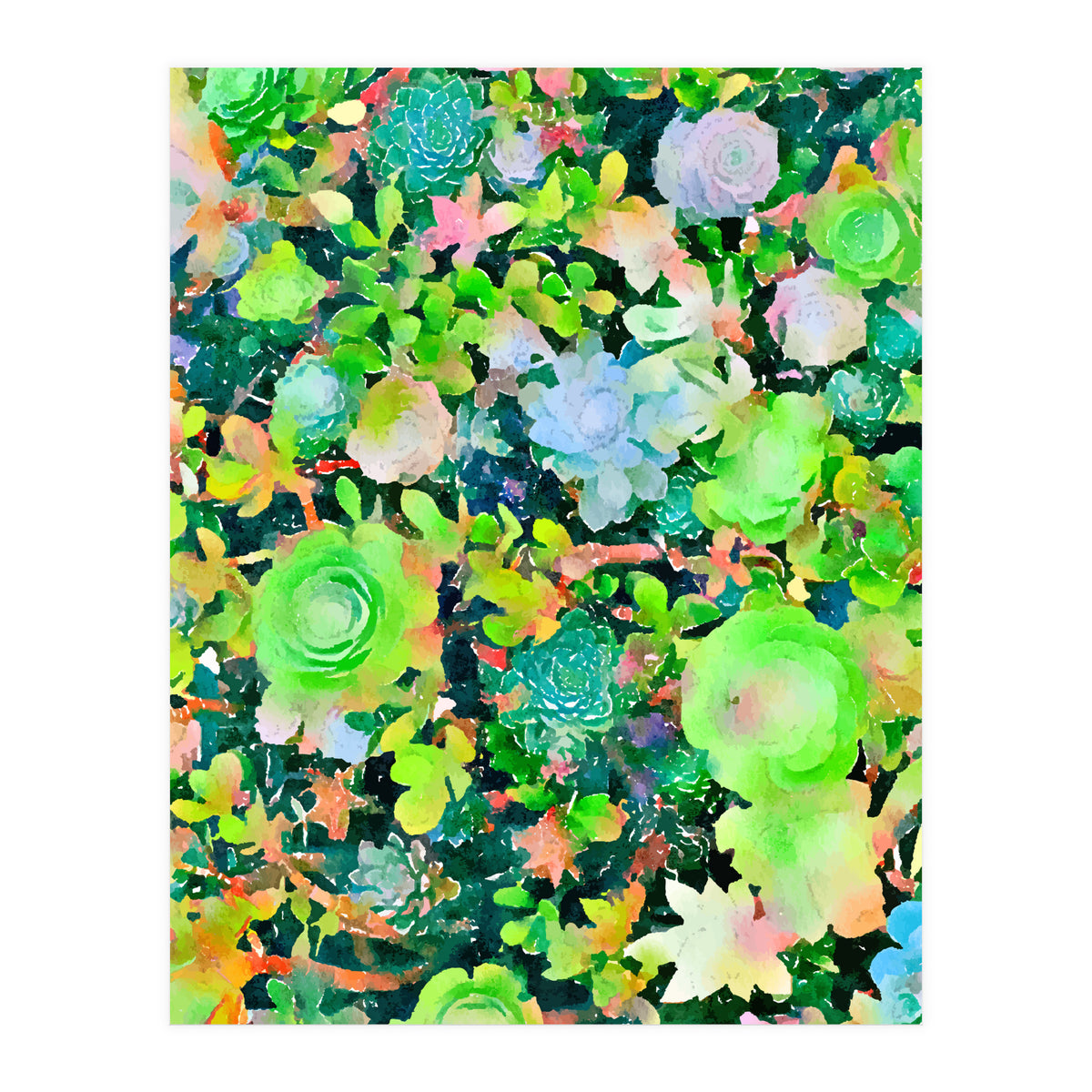 The Desert Works Constantly To Forbid It, But The Cactus Blooms Anyway (Print Only)