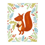 Squirrel With Acorn (Print Only) thumbnail