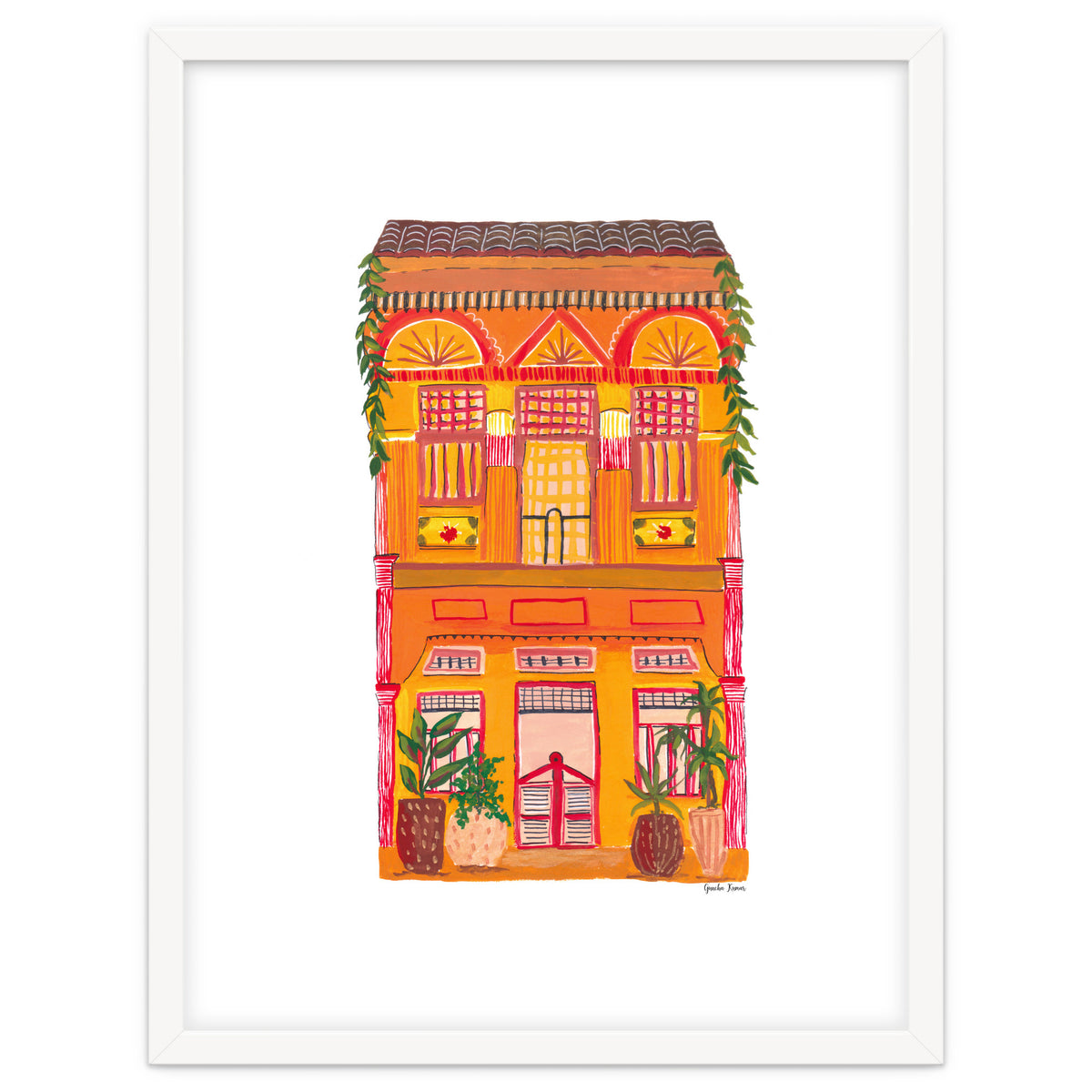 Orange House A4