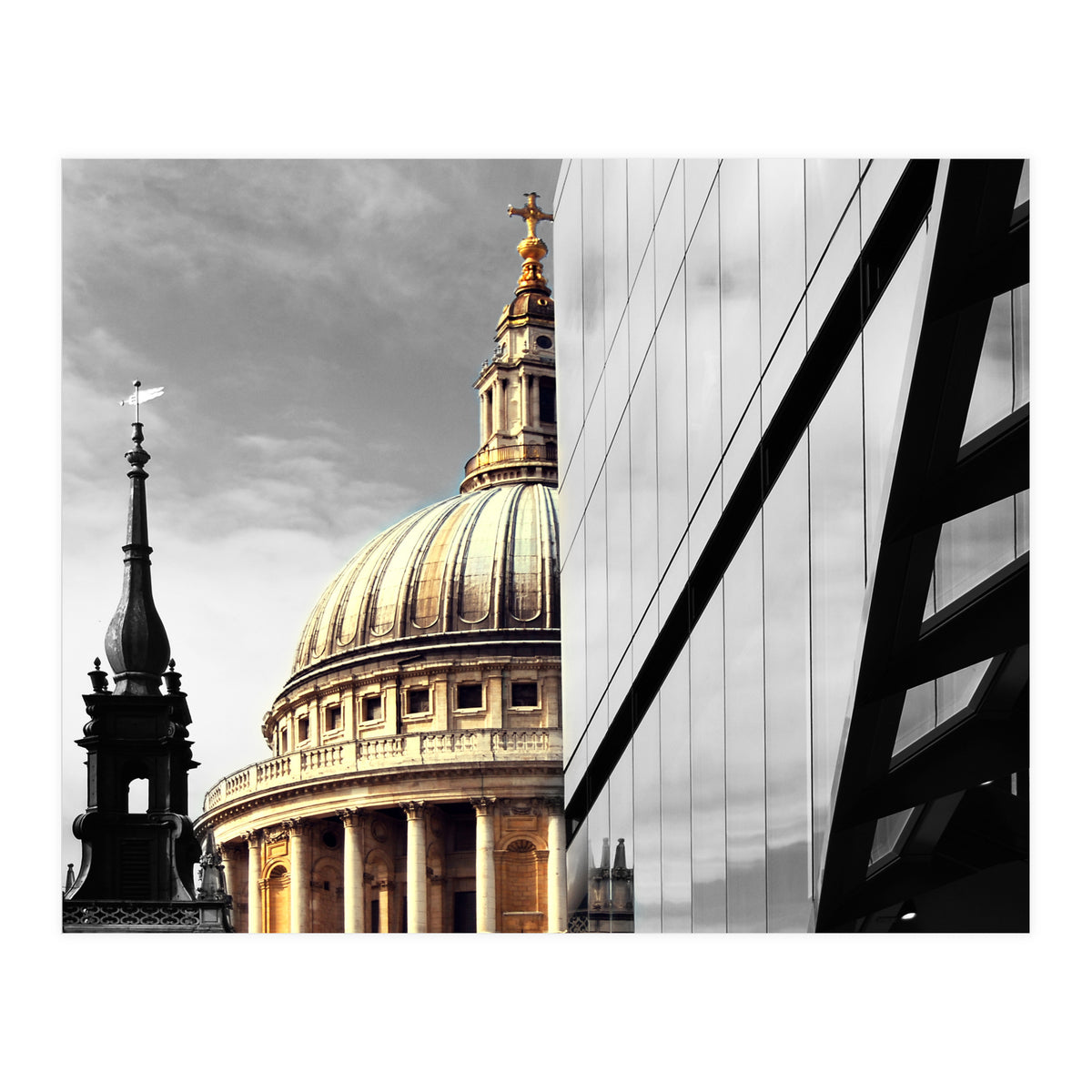 St Paul's London Reflection (Print Only)