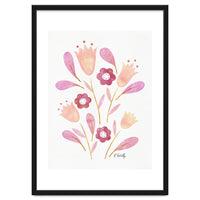 Watercolour Tulips | Pink