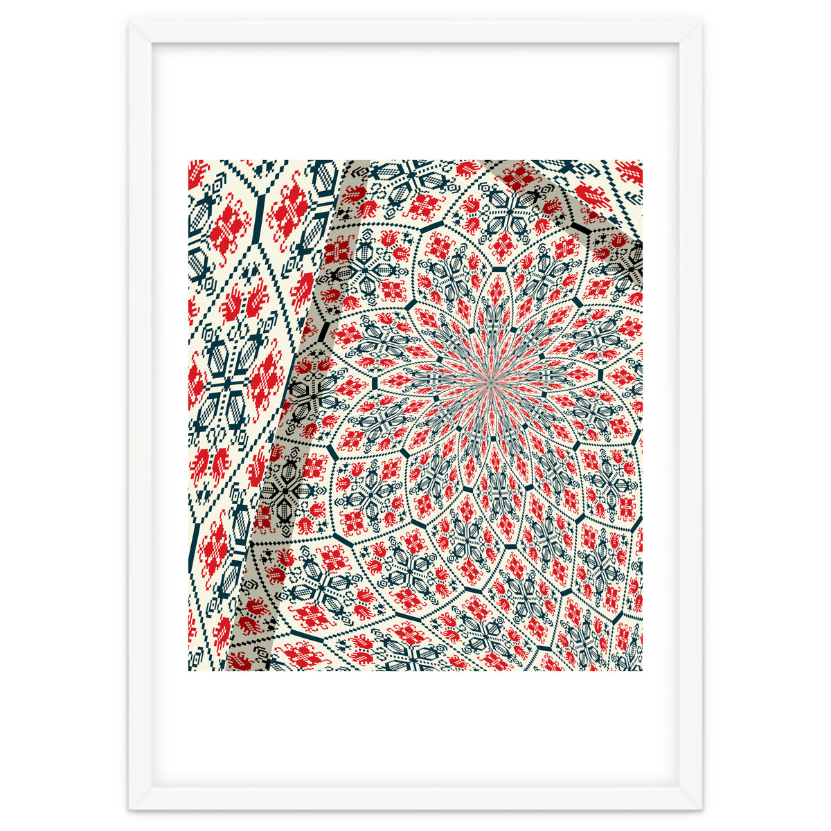 Romanian embroidery background 3