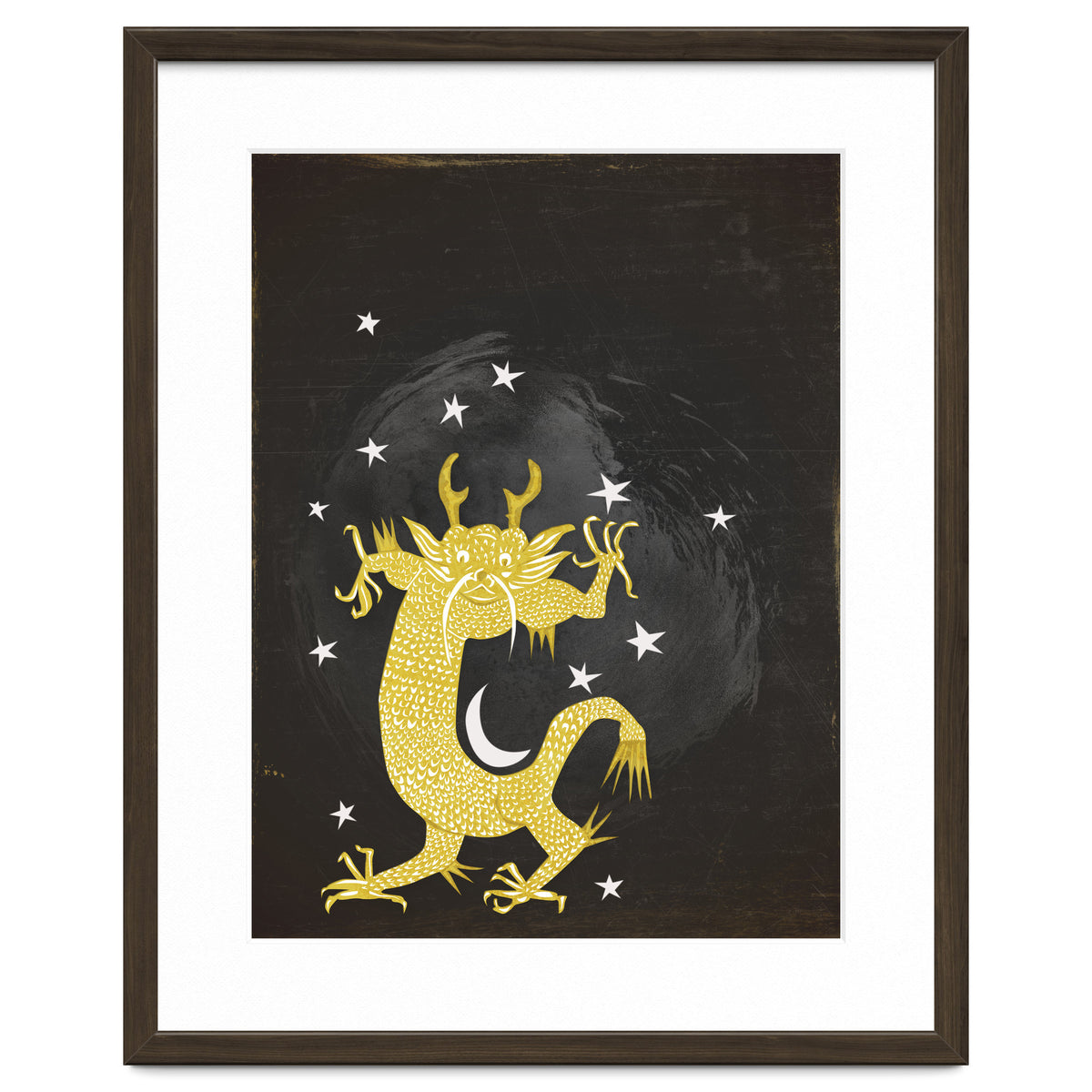 Vintage Cosmos: Golden Dragon