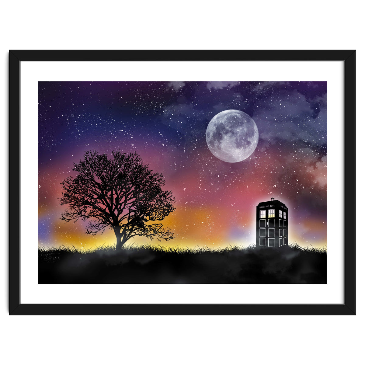 Dr Who landscape movie poster