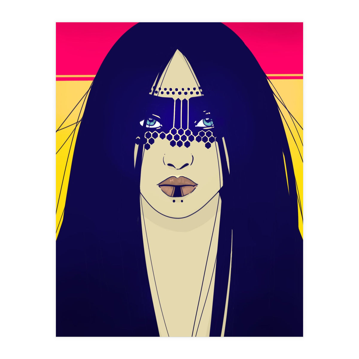 Tribal Lady (Print Only)