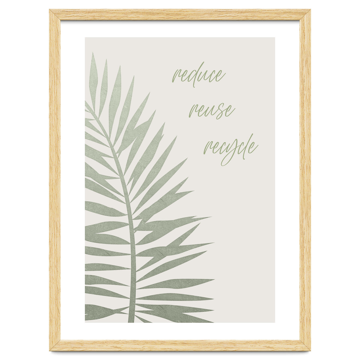 Reduce - reuse - recycle