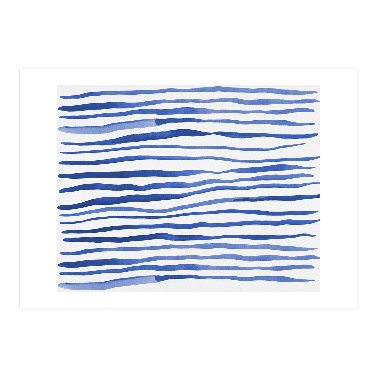 Irregular blue lines pattern (Print Only)
