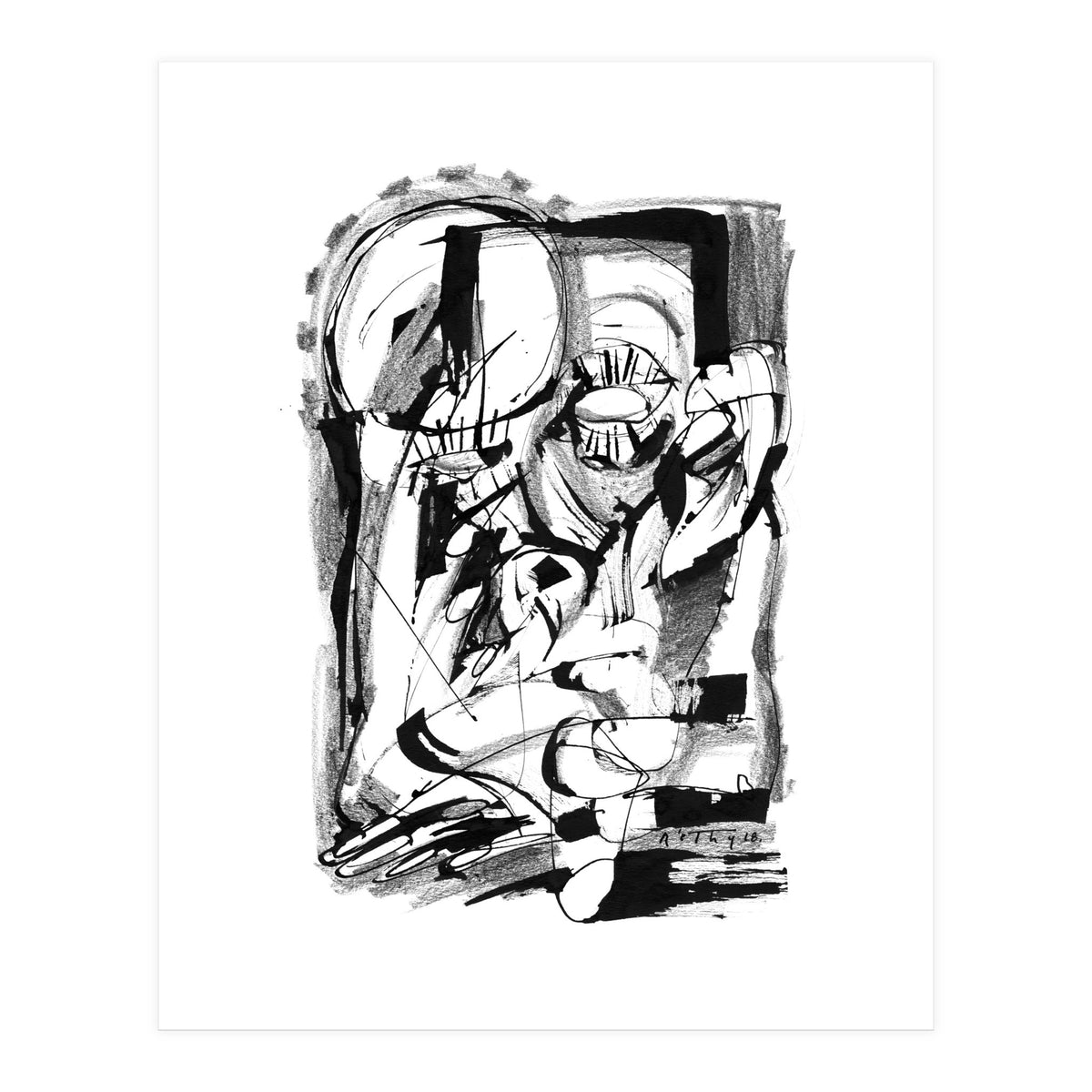 Power of the Mind - b&w (Print Only)