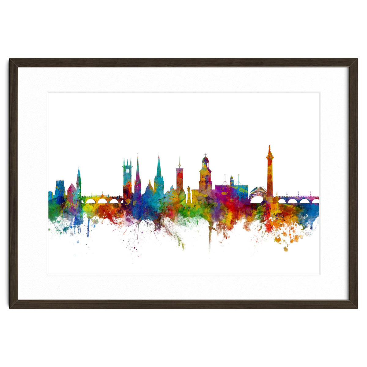 Shrewsbury England Skyline