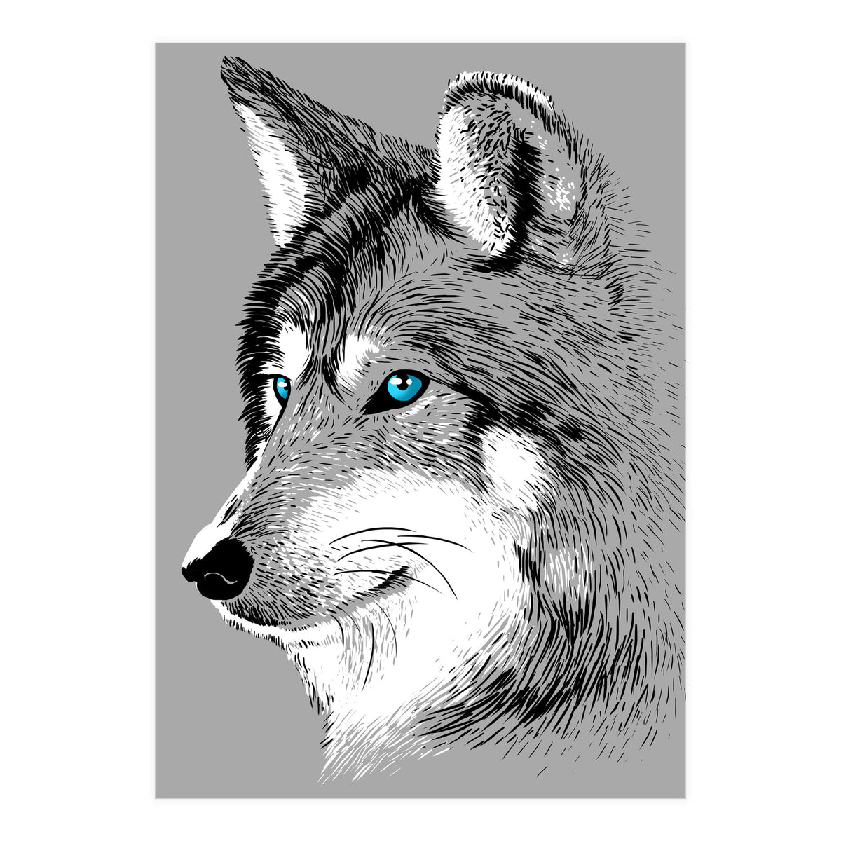 Sketch Wolf (Print Only)