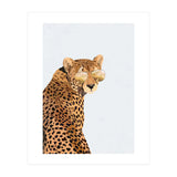 Cool Cat Cheetah Portrait with Gold Sunglasses (Print Only) thumbnail