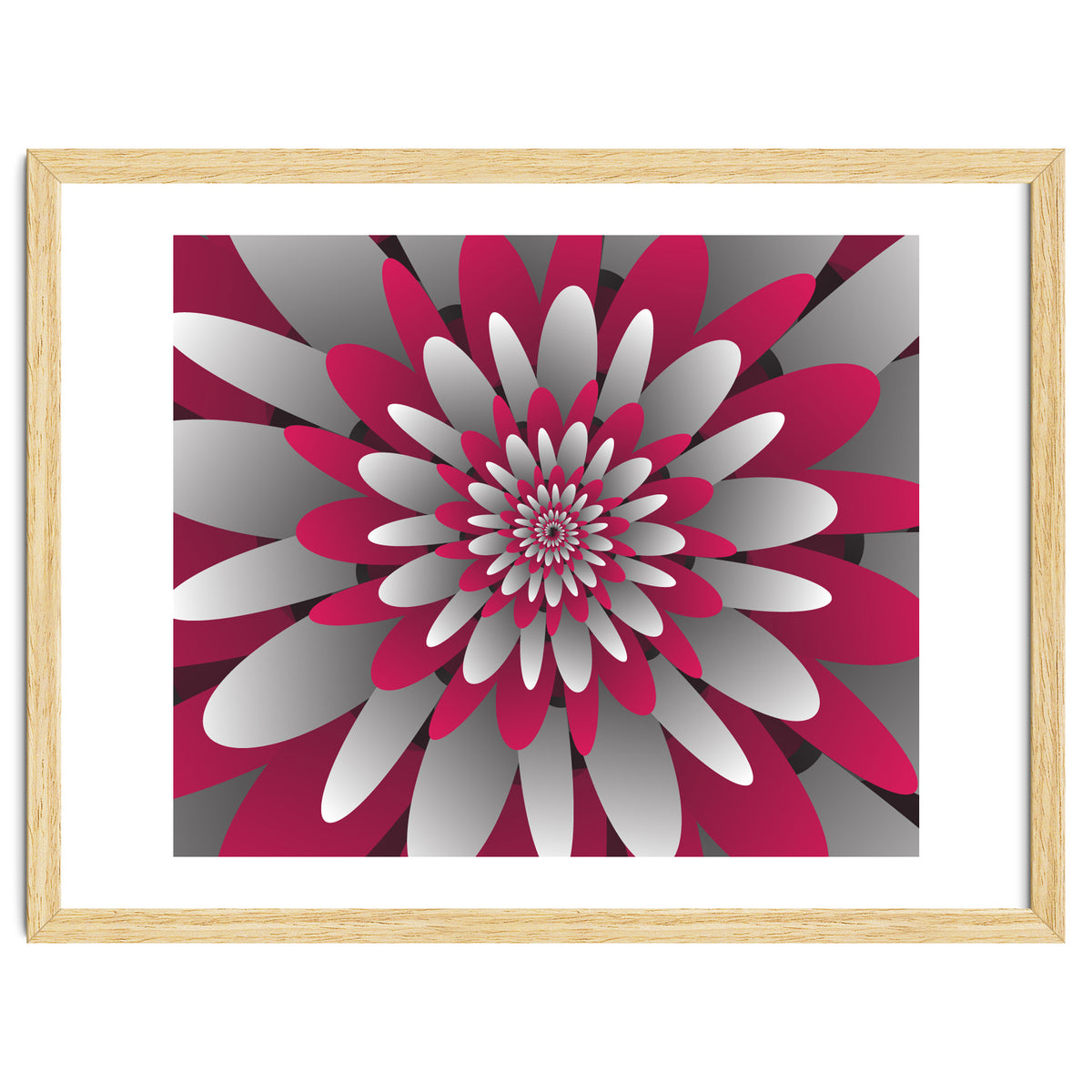 Paper Cut Flower Spiral