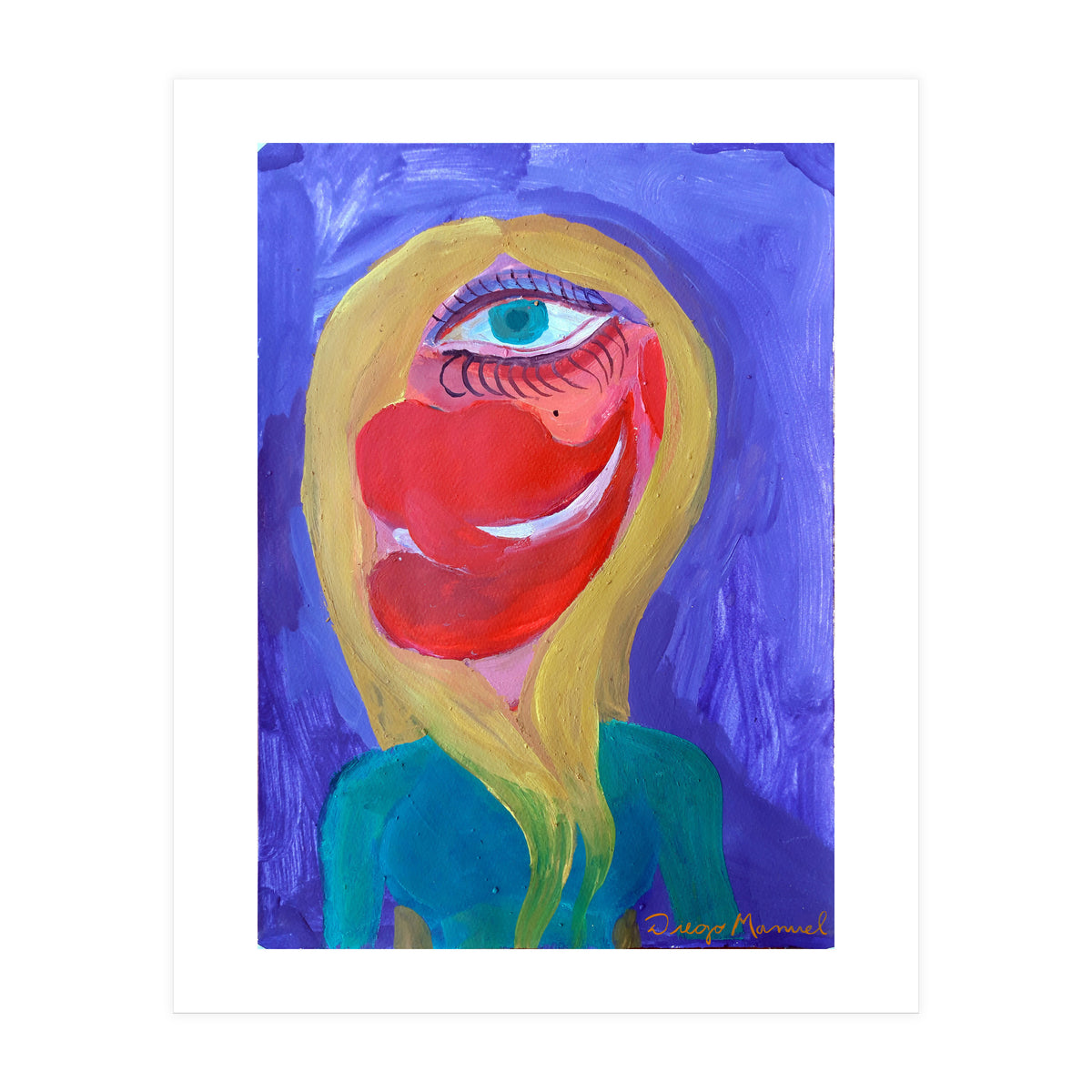 Rubia Cubista 2 (Print Only)