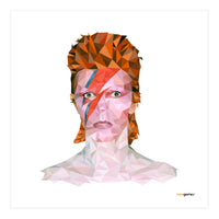 David Bowie Low Poly (Print Only)