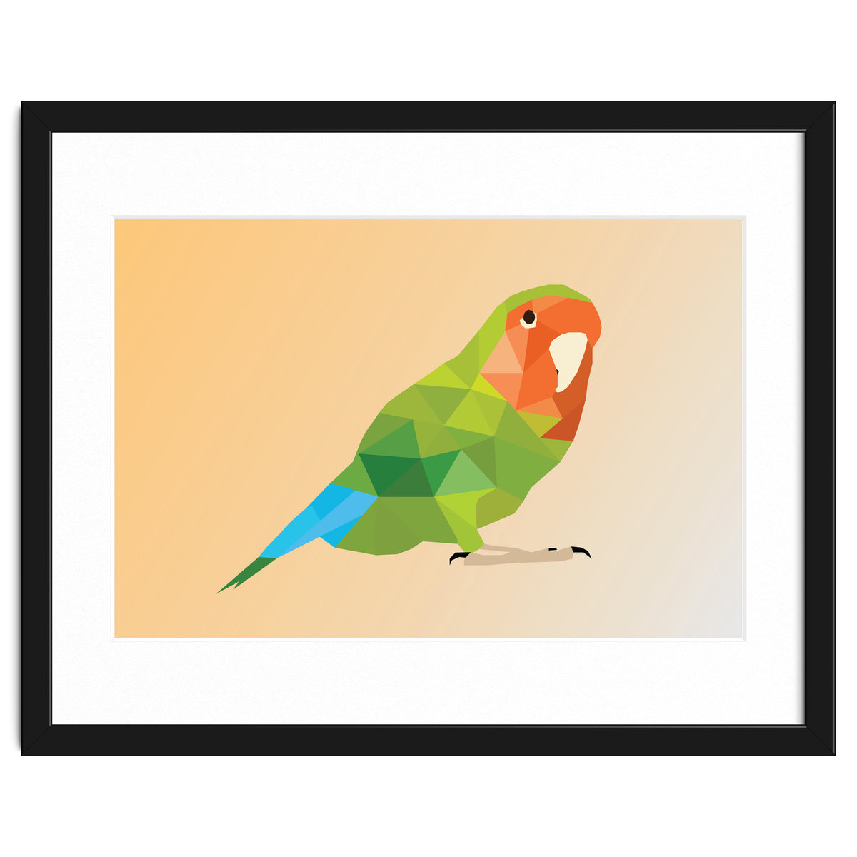 Parrot Low Poly Art