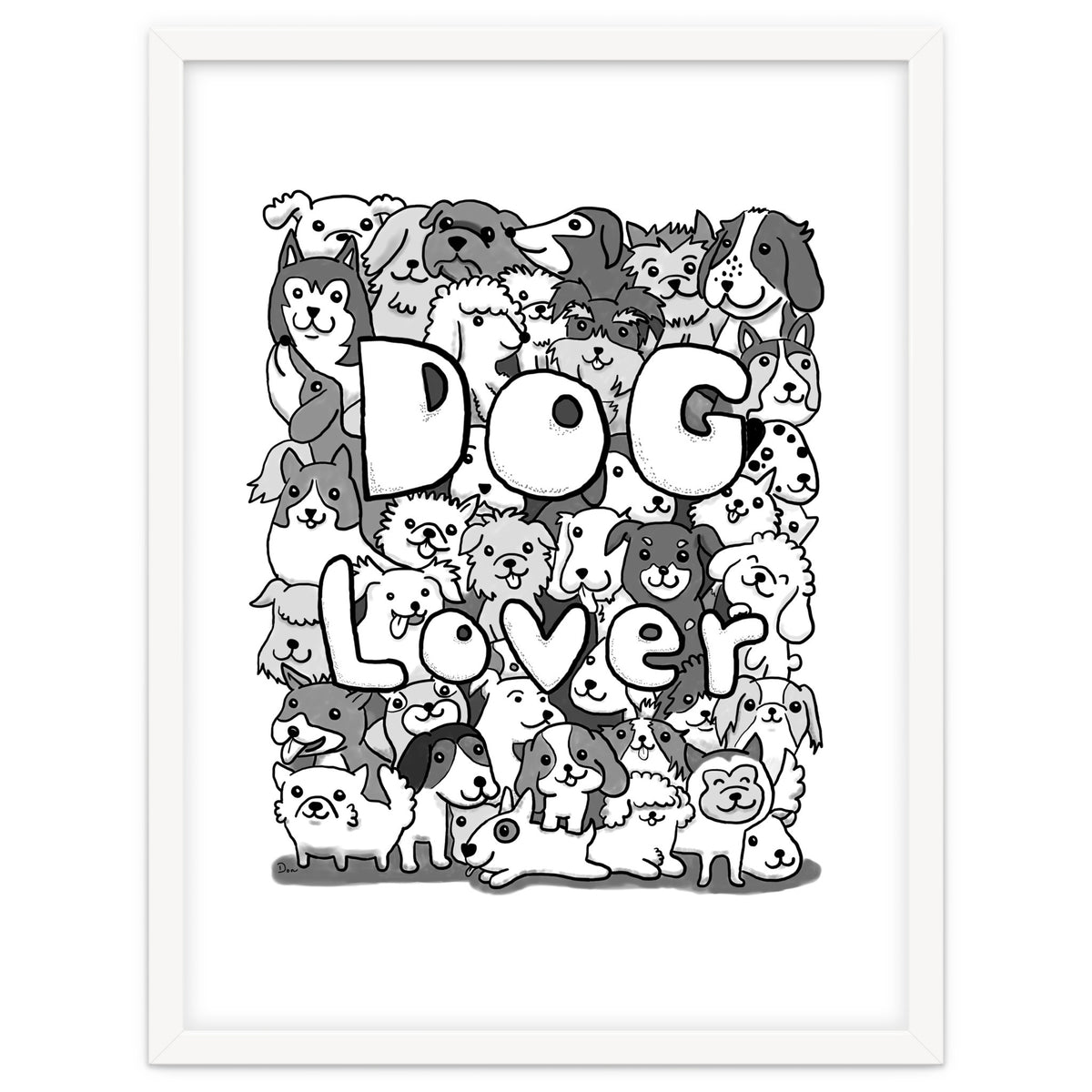 Doodle 72:  Dog Lover