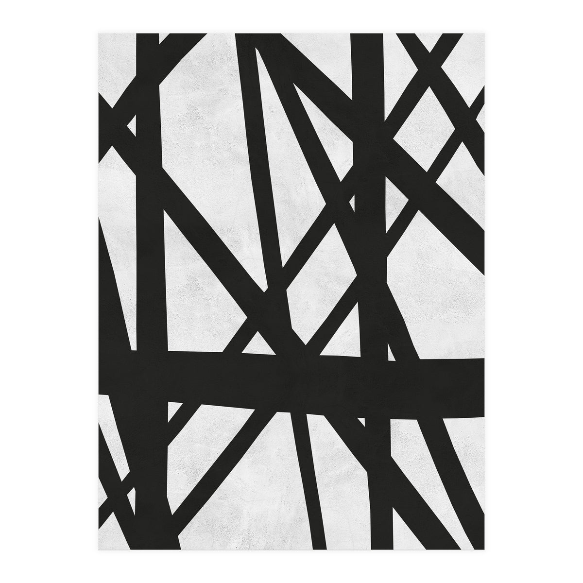 Expressionist black and white III (Print Only)