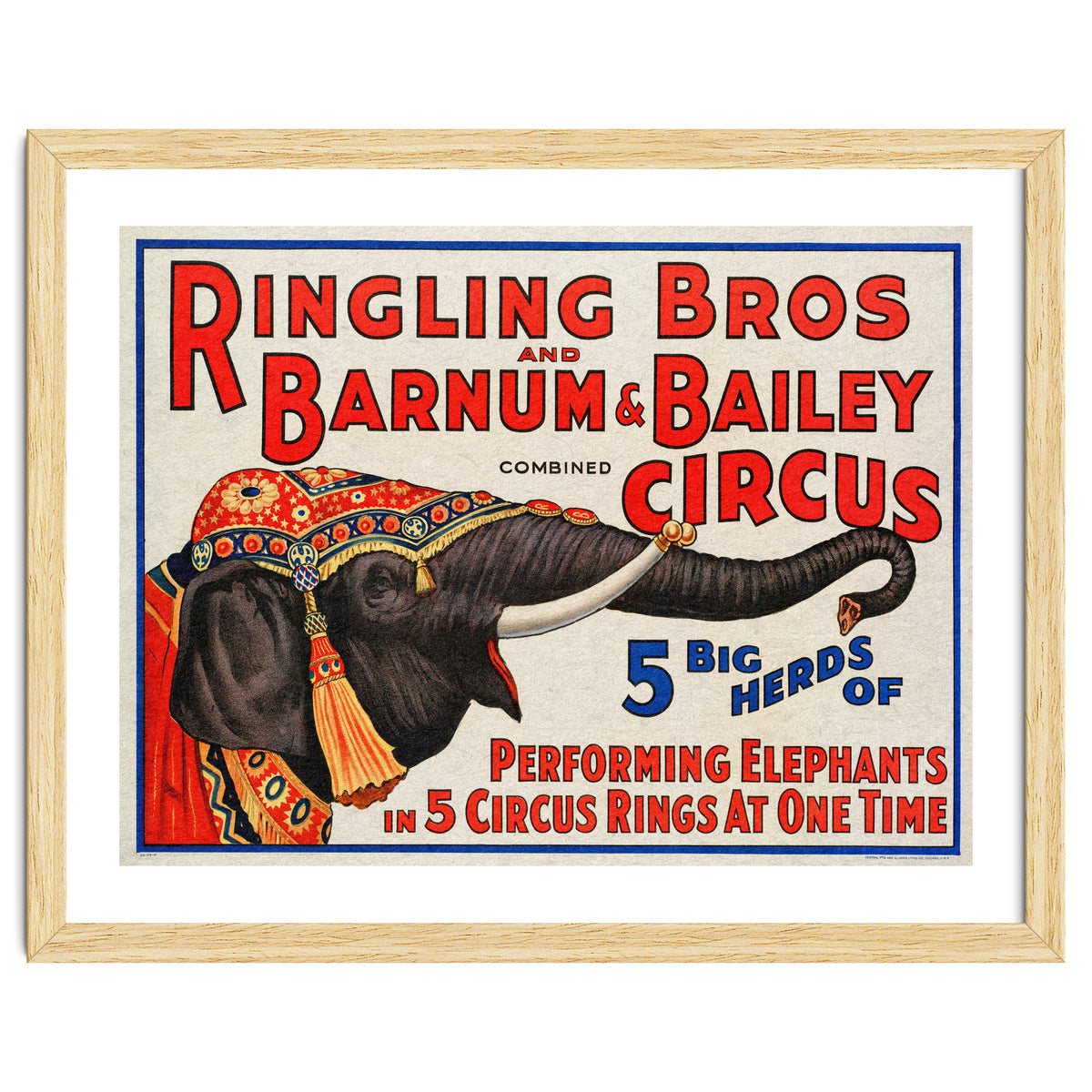 Ringling Bros & Barnum Bailey Circus Advertisement